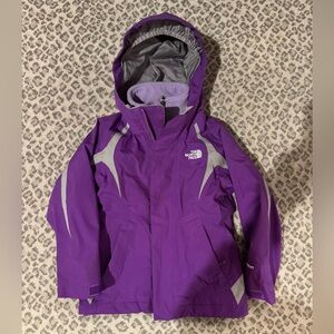The NorthFace two coats in one 
Purple Size XXS Size 5